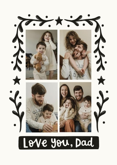 Classic Father's Day Card - Love You Dad created by Abbie Imagine