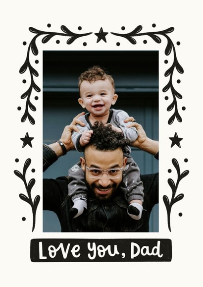 Classic Father's Day/Birthday Card - Love You Dad created by Abbie Imagine