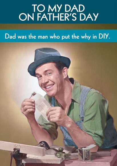 Funny Father's Day Card - DIY - Why created by Quitting Hollywood