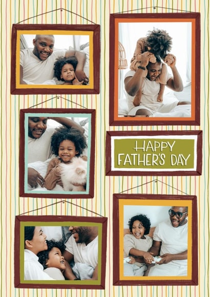 Classic Father's Day Card – Photo Frame Wall created by Hollie McManus Illustration