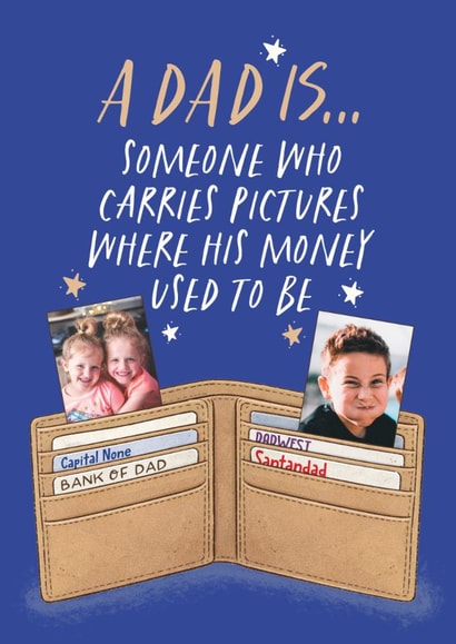 Funny Father's Day Card - Empty Wallet created by Atwood & Atwood