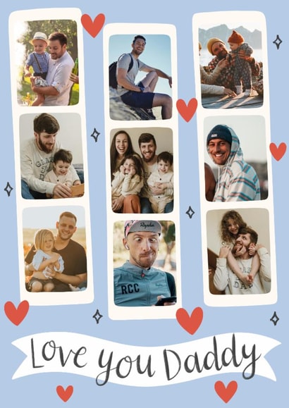 Classic Father's Day/Birthday Card - Love You Daddy created by Alice Griffiths Illustration