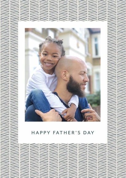 Classic Father's Day Card - Chevron Stripe created by Gooseberry Moon