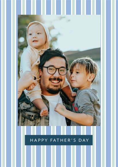 Classic Father's Day Card - Stripe Frame created by Gooseberry Moon