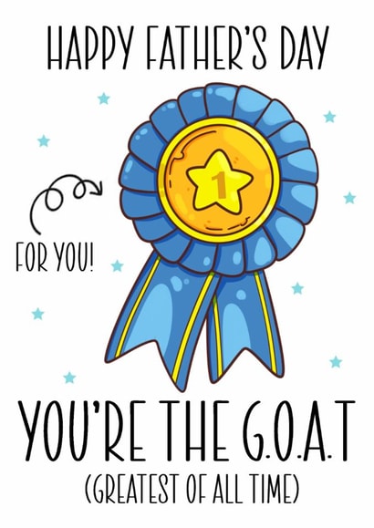 G.O.A.T on Father's day created by RK Designs