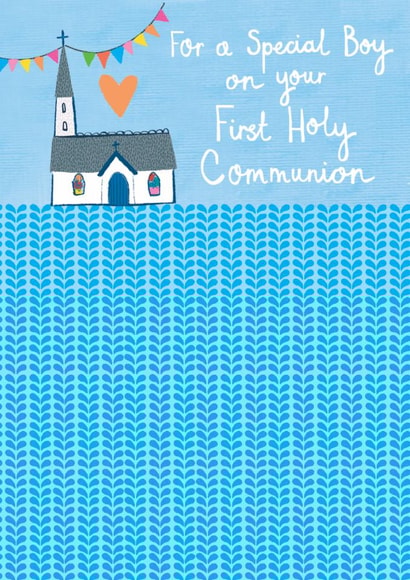 Classic Christening Card - Holy Communion - Special Boy created by Paper Salad