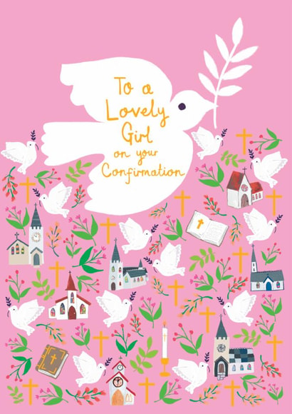 Lovely Girl on Your Confirmation Day created by Paper Salad