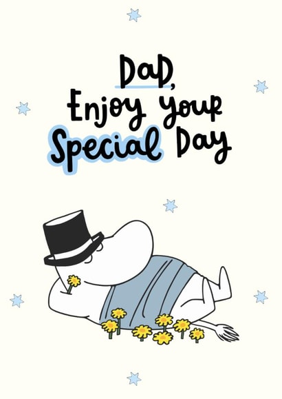 Cute Father’s Day Card - Moomin - Enjoy Your Special Day created by Moomin Characters