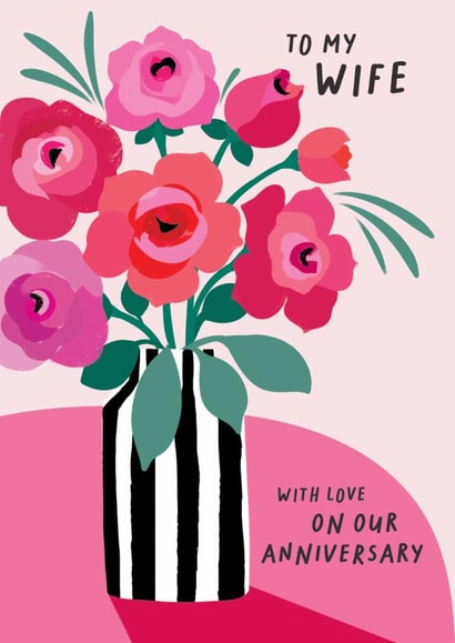 Pretty Anniversary Card - Bouquet Of Roses created by Rosanna Rossi