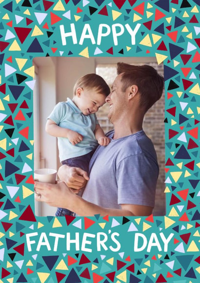 Classic Father's Day Card - Geometric Pattern created by Pear Tree Press