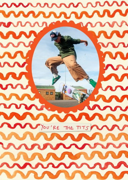 Funny Birthday/Anniversary Card — You're The Tits created by Poet and Painter