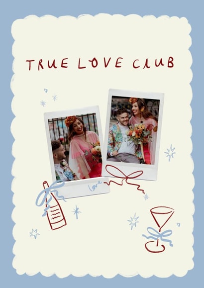 Classic Wedding/Anniversary Card - True Love Club created by Holly Walsh