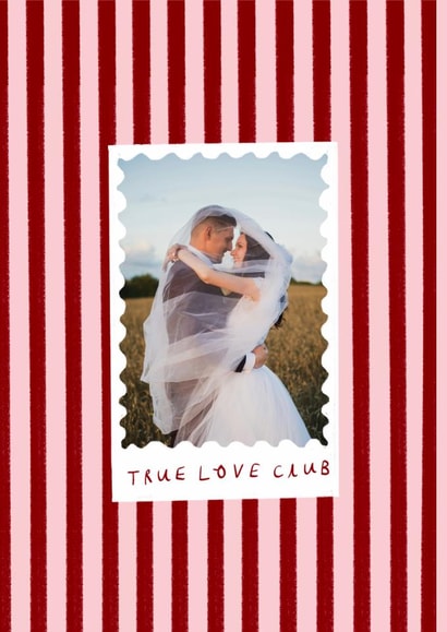 Classic Engagement/Anniversary Card - True Love Club created by Holly Walsh