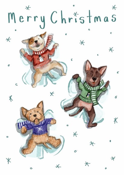 Cute and festive Christmas card created by Dotts Yard