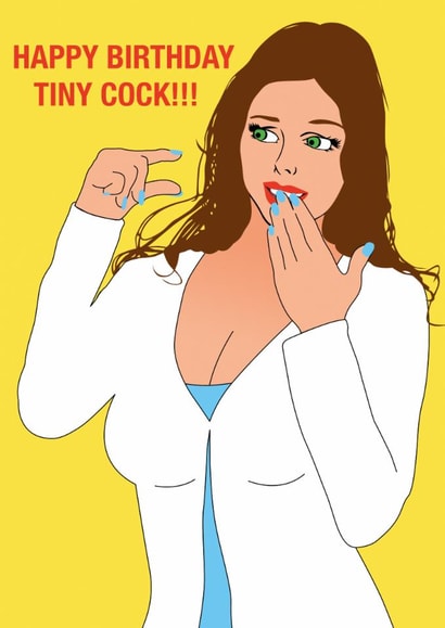 Rude banter birthday card created by Paul Jones