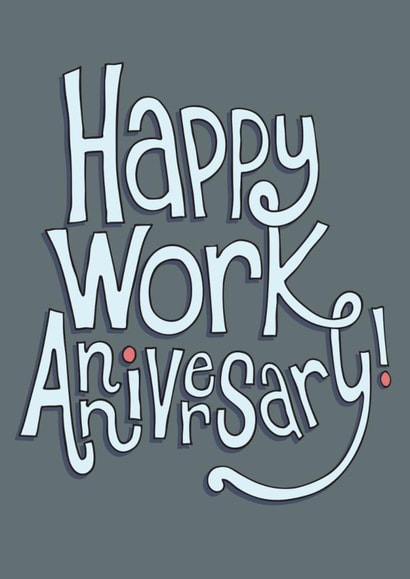 Classic Anniversary Card - Work Anniversary created by The Curious Pancake
