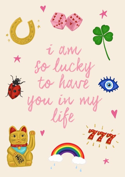 Cute Love And Friendship Card - Lucky Charms created by byRosybum