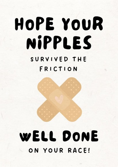 Funny Well Done Marathon Card, Congratulations created by @HurrayHaus