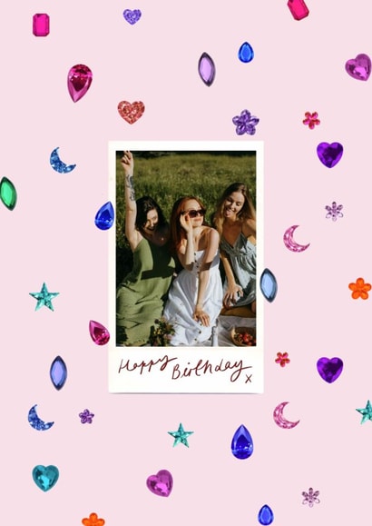 Pretty Birthday Card - Gem Stickers created by Holly Walsh