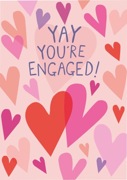 Classic Engagement Card - Yay! created by Pablo and Pickle Studio