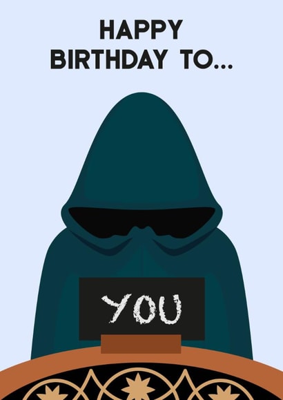 Happy Birthday Traitors TV Show Personalised | Birthday Card created by Mark Winter