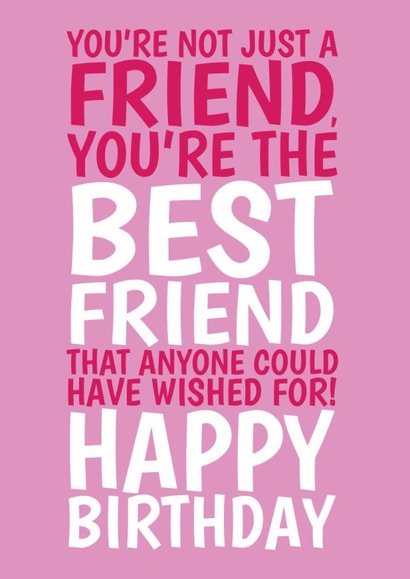 Classic Birthday Card - Best Friend created by @Cupsie's Creations