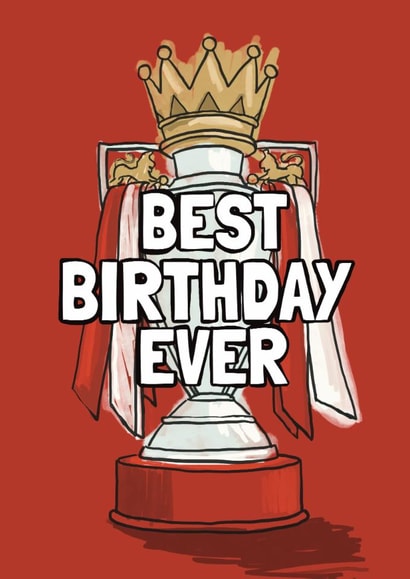 Classic Birthday Card - Arsenal Football Club - Premier League Winners created by Giddy Kipper