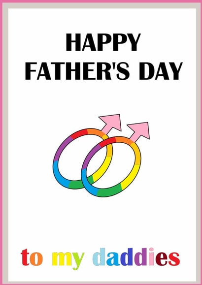 LGBTQ+ Father's Day created by Matthew Holmes