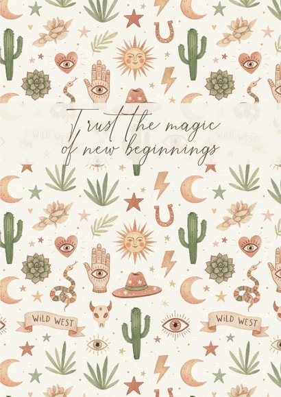 For a friend moving onto a new adventure created by delicate brush