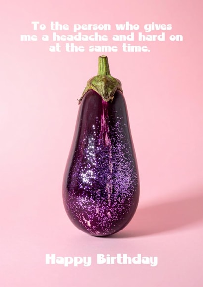 A rude innuendo card for your significant other. created by sophie robbens