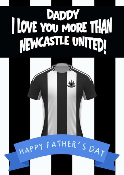 FATHERS DAY CARD FOR A NEWCASTLE UNITED FAN! created by KokoandDoo