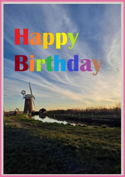 LGBTQ+ Birthday Horsey Windpump created by Matthew Holmes