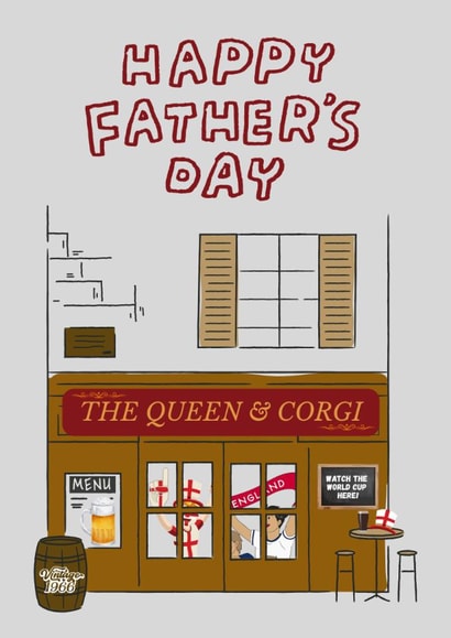 Happy Fathers Day to a pub, football and family loving Dad! created by KokoandDoo