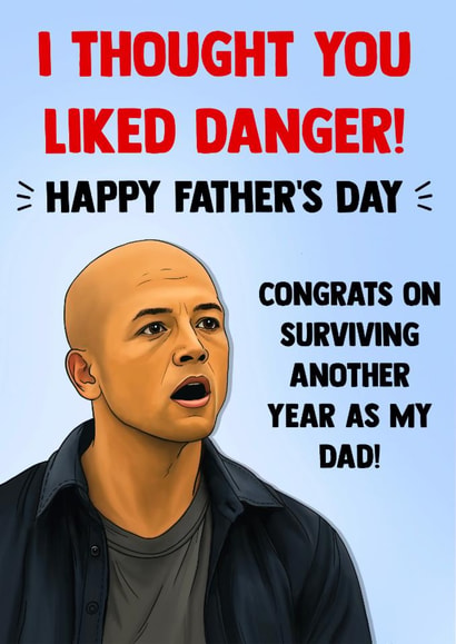 Funny Father's Day Card - Apex created by Poppy & Mabel