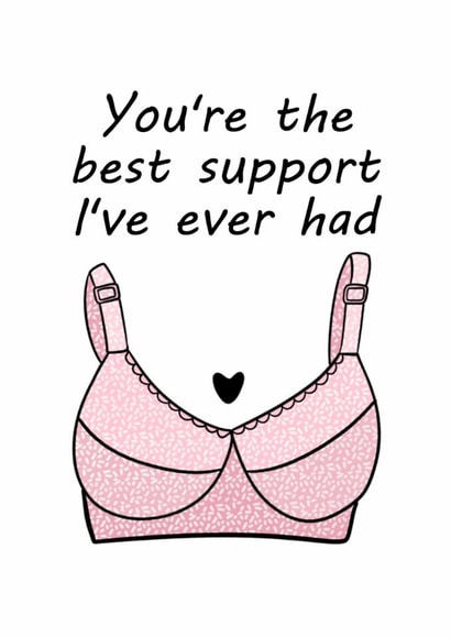 You’ve Got Me Supported thank you card created by Pixie Drew