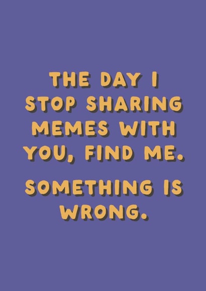Funny Love And Friendship Card - Sharing Memes created by Ohh Deer