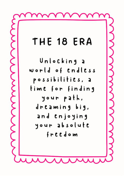 Classic Birthday Card - 18th - Finding Your Path created by @Hurray Haus