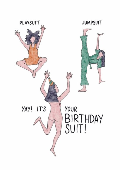 Yay! It's Your Birthday Suit! created by Lucy Britton