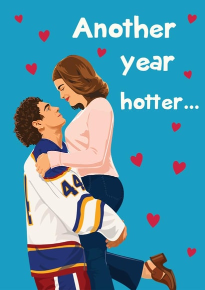 Fun Birthday Card - Off Campus - Another Year Hotter created by @Laura Lonsdale Designs