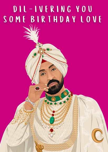 Funny Birthday Card - Diljit Dosanjh - Birthday Love created by Sukhi Writes Stuff