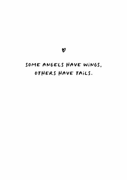 Heartfelt Pet Loss Card, Condolences, So Sorry for your Loss, Thinking of You created by Kreate Paper Co.