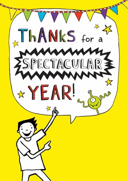 Cute Thank You Card - Tom Gates - Thank You Teacher created by Tom Gates