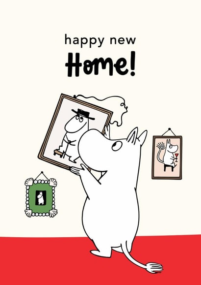 Moomin New Home Card - Congratulations Moving Card for Him created by Moomin Characters