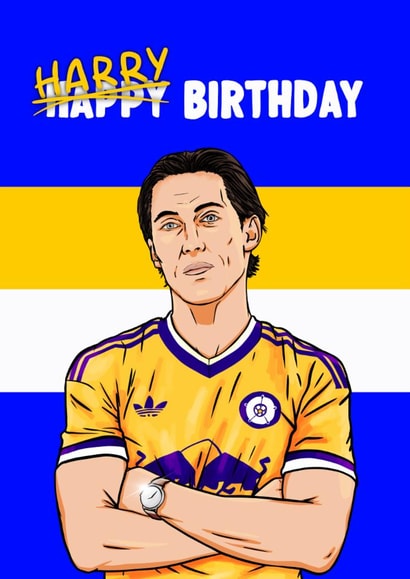 Fun Birthday Card - Leeds United - Harry Wilson created by ZB CREATIVE