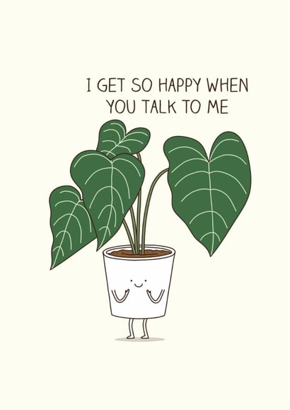A Little Cute Plant card for Someone Special created by Milkyprint