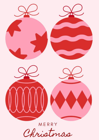 Pretty Girly Christmas Card created by Lots of Love, Hannah 