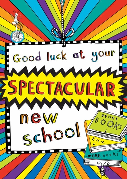 Cute Good Luck Card - Tom Gates - Spectacular New School created by Tom Gates