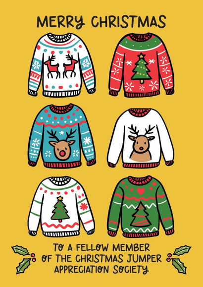 Christmas Jumpers Christmas Card created by Lyndsay Moon