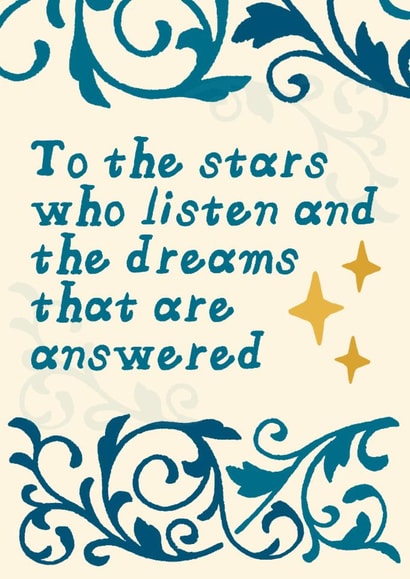 Classic Anniversary Card - ACOTAR - Romantasy created by URGHH Card Co.