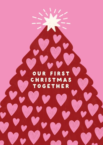 Classic Christmas Tree - 1st - Our First Christmas Together - Heart Tree created by Jess Shah